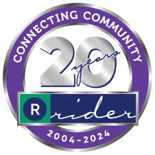 CK Rider 20th anniversary logo